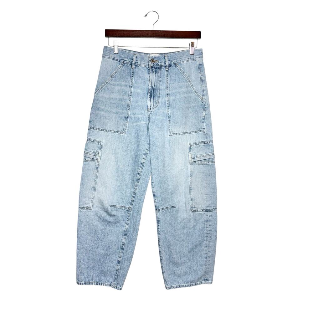 SOLD SOLD Citizens Of Humanity Marcelle Barrel Leg Cargo Jeans Size 28 - Picture 3 of 11